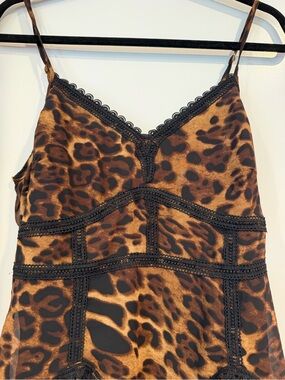 Vestis M Leopard Print Dress Size Small